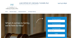 Desktop Screenshot of michaeltuckerlaw.com